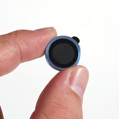For iPhone 15 / 15 Plus Camera Lens Protector Set Electroplating Ring HD Tempered Glass Lens Film