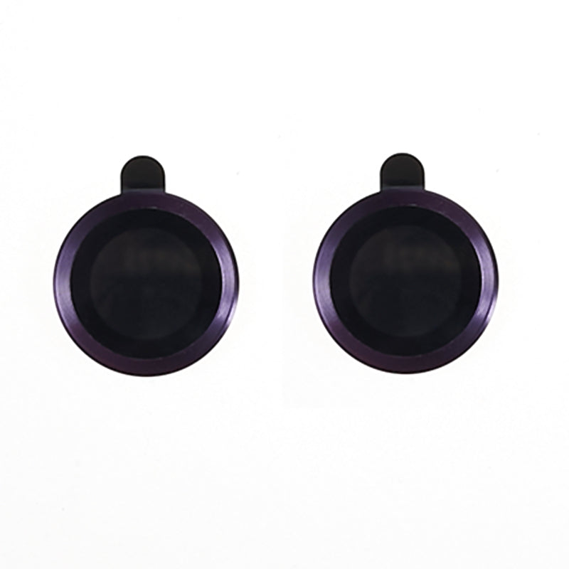 For iPhone 15 / 15 Plus Camera Lens Protector Set Electroplating Ring HD Tempered Glass Lens Film