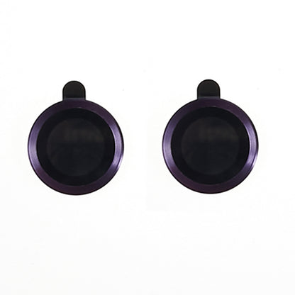 For iPhone 15 / 15 Plus Camera Lens Protector Set Electroplating Ring HD Tempered Glass Lens Film
