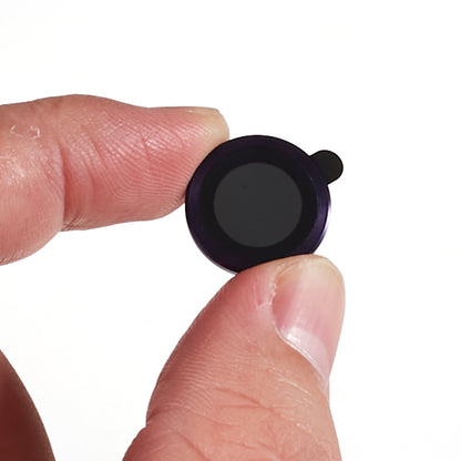 For iPhone 15 / 15 Plus Camera Lens Protector Set Electroplating Ring HD Tempered Glass Lens Film