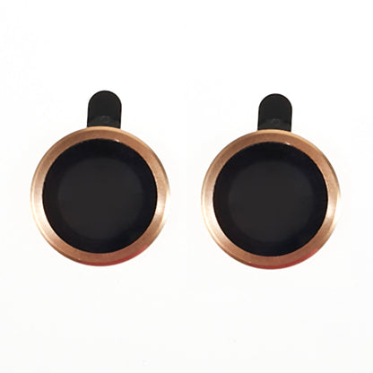 For iPhone 15 / 15 Plus Camera Lens Protector Set Electroplating Ring HD Tempered Glass Lens Film
