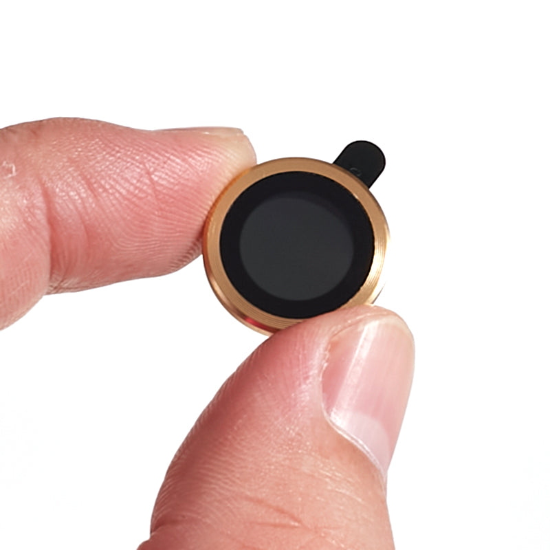 For iPhone 15 / 15 Plus Camera Lens Protector Set Electroplating Ring HD Tempered Glass Lens Film