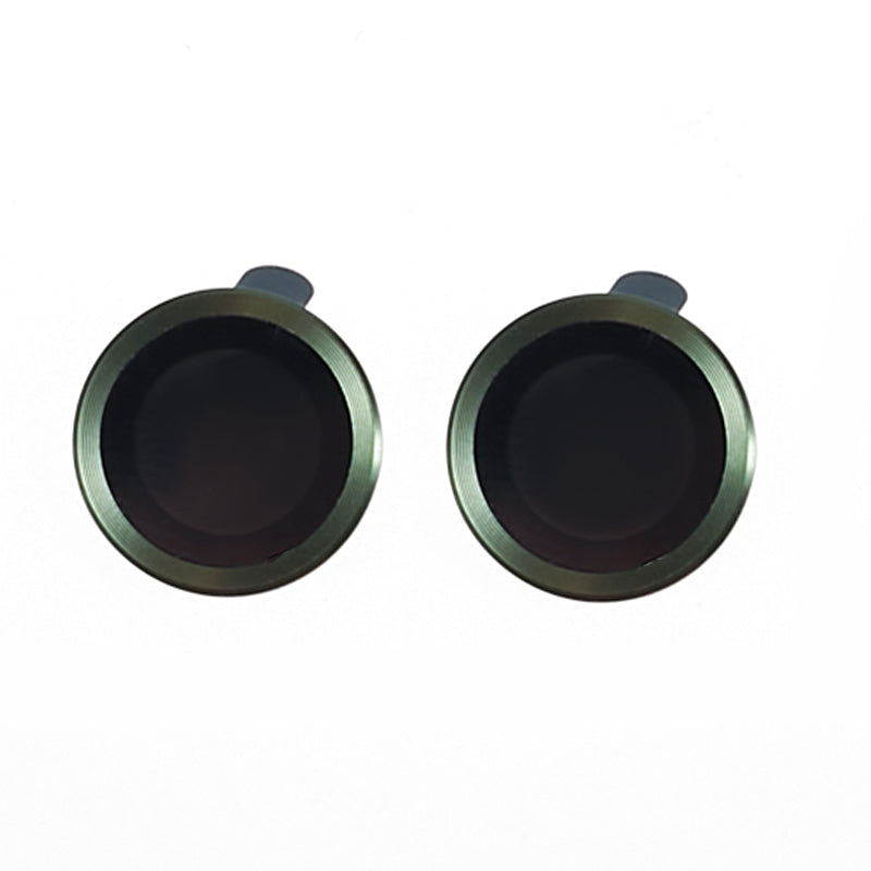 For iPhone 15 / 15 Plus Camera Lens Protector Set Electroplating Ring HD Tempered Glass Lens Film