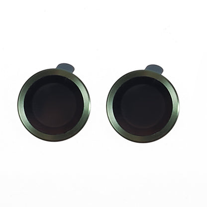 For iPhone 15 / 15 Plus Camera Lens Protector Set Electroplating Ring HD Tempered Glass Lens Film