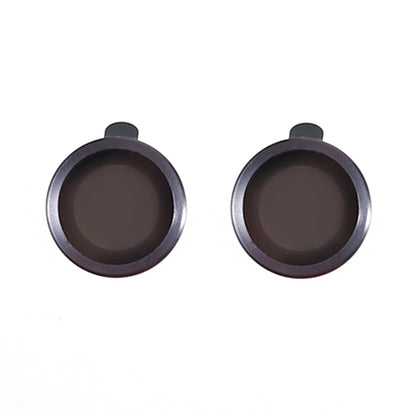 For iPhone 15 / 15 Plus Camera Lens Protector Set Electroplating Ring HD Tempered Glass Lens Film