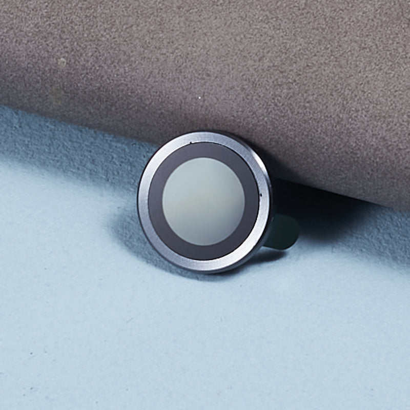 For iPhone 15 / 15 Plus Camera Lens Protector Set Electroplating Ring HD Tempered Glass Lens Film