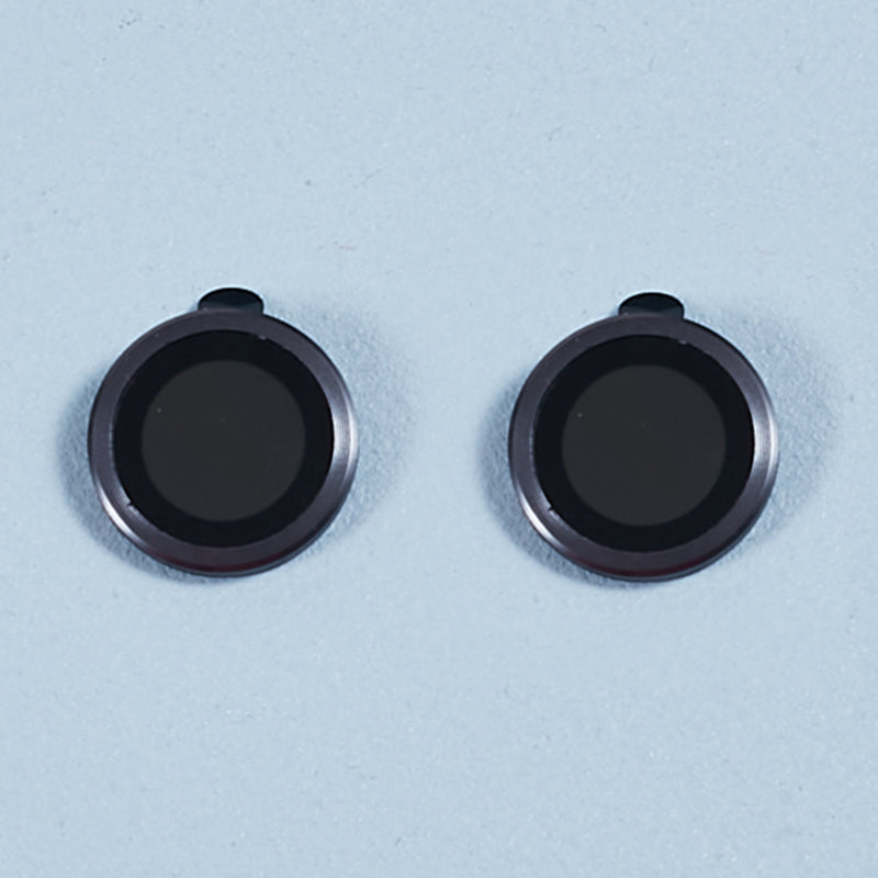 For iPhone 15 / 15 Plus Camera Lens Protector Set Electroplating Ring HD Tempered Glass Lens Film