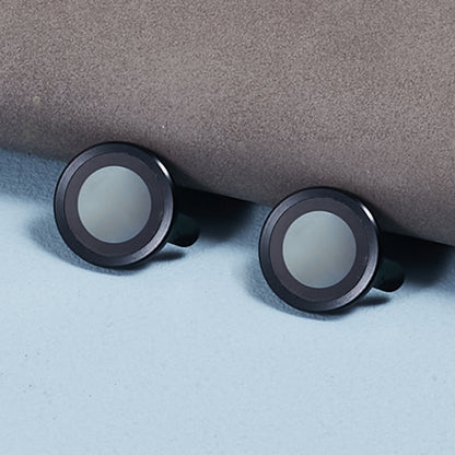 For iPhone 15 / 15 Plus Camera Lens Protector Set Electroplating Ring HD Tempered Glass Lens Film