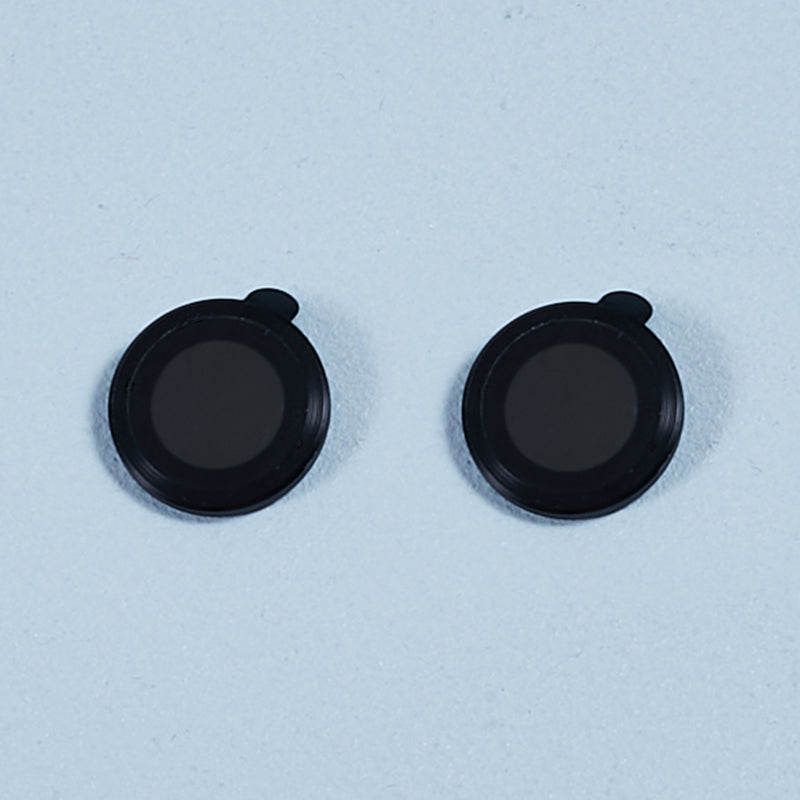 For iPhone 15 / 15 Plus Camera Lens Protector Set Electroplating Ring HD Tempered Glass Lens Film
