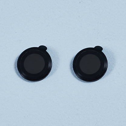For iPhone 15 / 15 Plus Camera Lens Protector Set Electroplating Ring HD Tempered Glass Lens Film