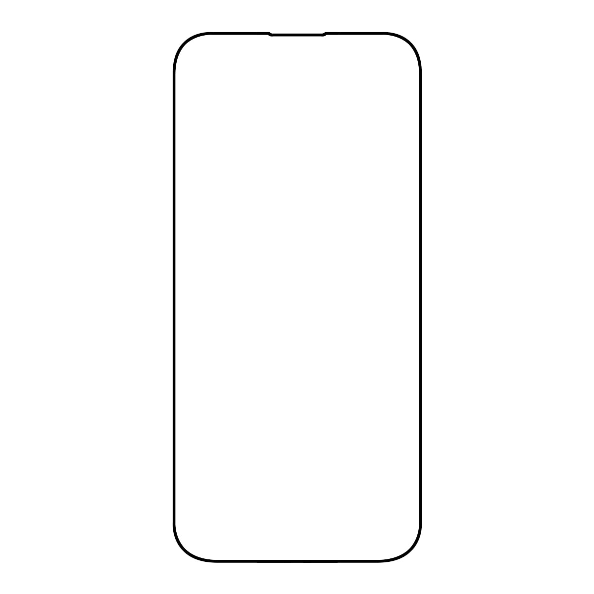 For iPhone 15 Pro Anti-static Screen Protector High Aluminium-silicon Glass Full Glue Full Cover Silk Printing Film