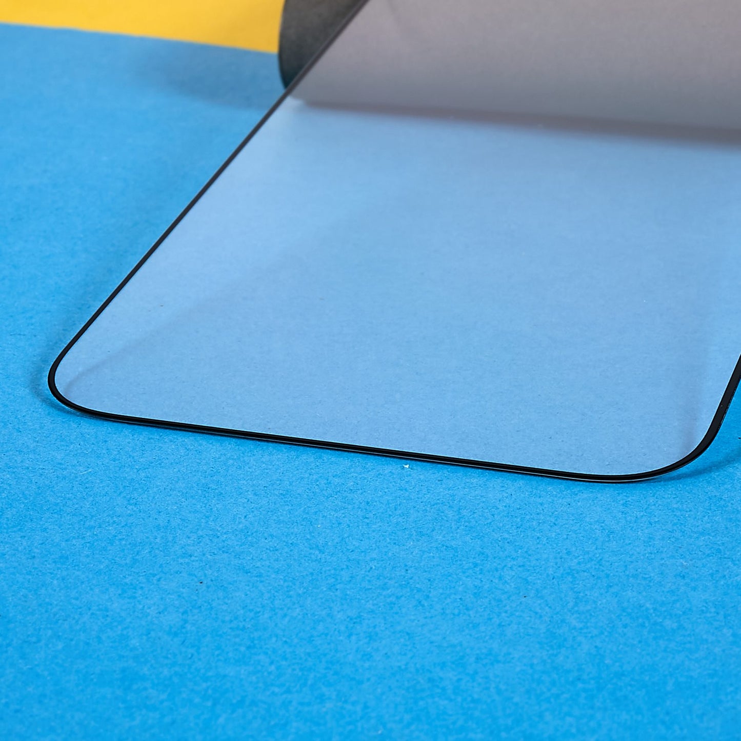 For iPhone 15 Pro Anti-static Screen Protector High Aluminium-silicon Glass Full Glue Full Cover Silk Printing Film