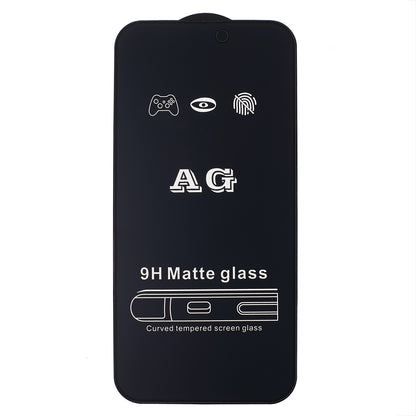 For iPhone 15 Plus AG Matte Screen Protector Full Coverage Anti-fingerprint Tempered Glass Film