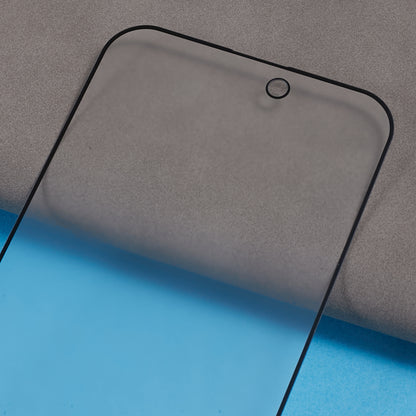 For iPhone 15 Plus AG Matte Screen Protector Full Coverage Anti-fingerprint Tempered Glass Film