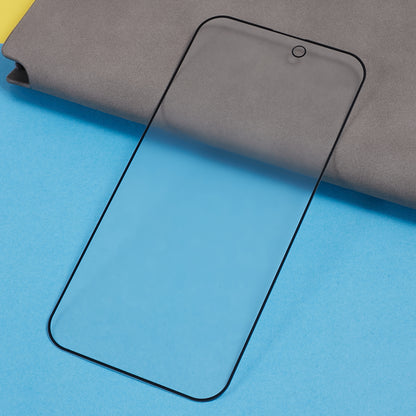 For iPhone 15 Pro Tempered Glass Film Full Cover Shatterproof AG Matte Screen Protector