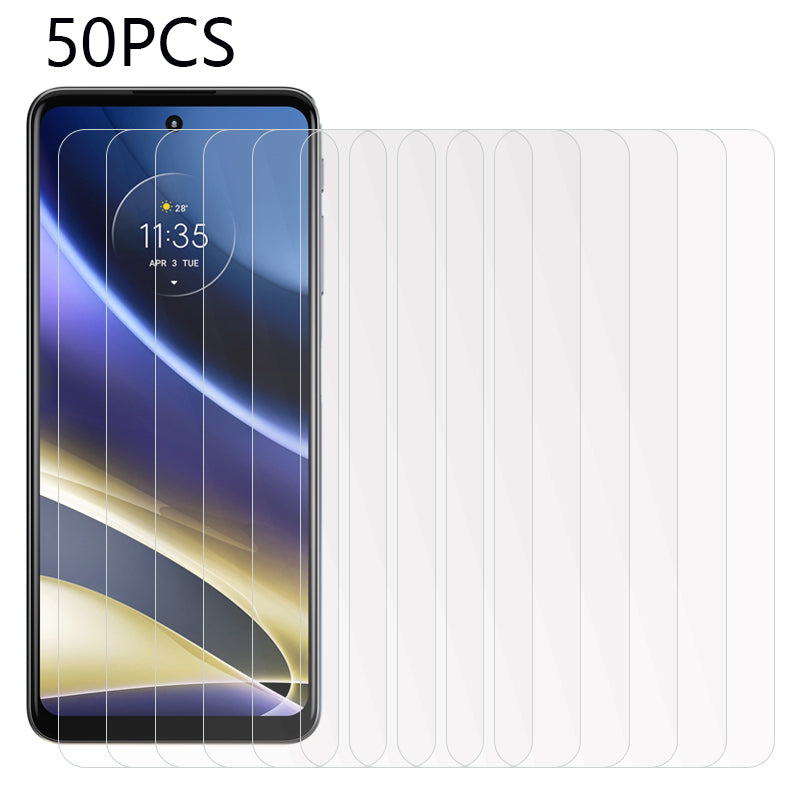 50PCS Phone Screen Protector for Motorola Moto G52j 5G II , Tempered Glass Ultra Clear Screen Film
