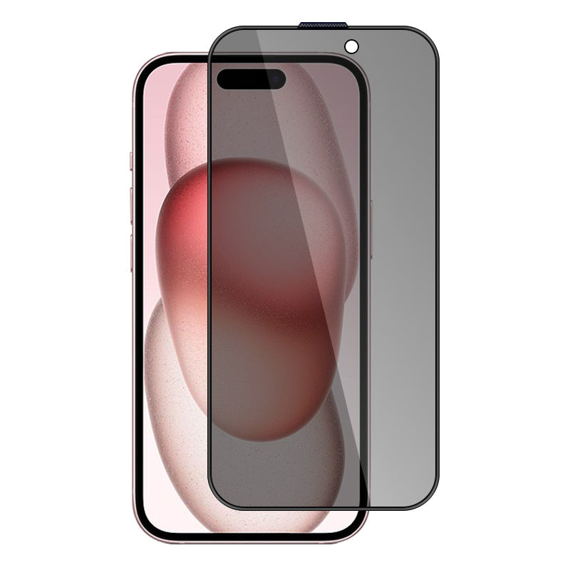 X-LEVEL For iPhone 15 / 14 Pro Tempered Glass Anti-spy Film Silk Printing 2.5D Full Glue Full Screen Protector