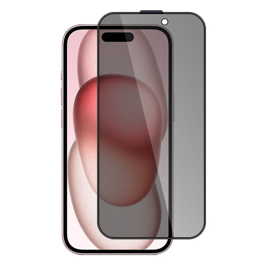 X-LEVEL For iPhone 15 / 14 Pro Tempered Glass Anti-spy Film Silk Printing 2.5D Full Glue Full Screen Protector