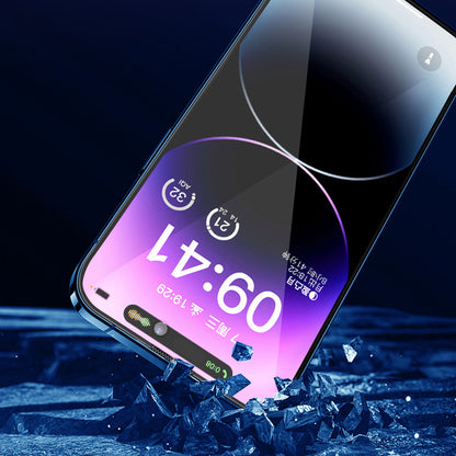 X-LEVEL For iPhone 15 / 14 Pro Tempered Glass Anti-spy Film Silk Printing 2.5D Full Glue Full Screen Protector