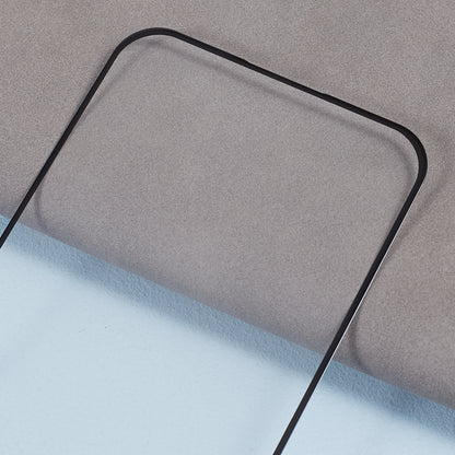 D Pro 9H Hardness Screen Protector for iPhone 15 Plus , Tempered Glass Full Cover Silk Printing Clear Film