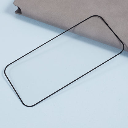 D Pro For iPhone 15 Silk Printing Screen Protector HD Tempered Glass 9H Hardness Film