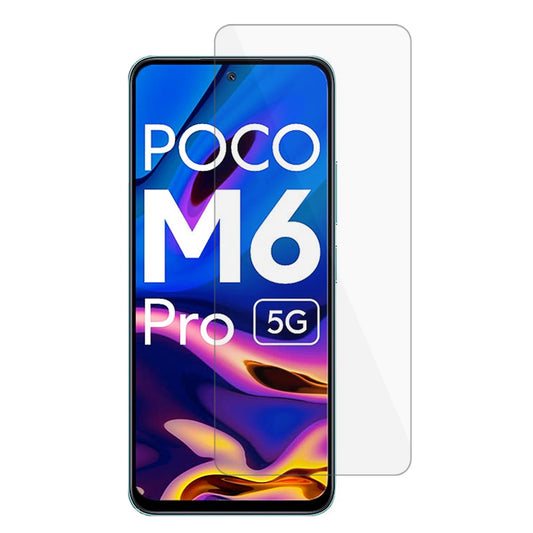 For Xiaomi Redmi 12 5G / Poco M6 Pro 5G 2.5D Arc Edge Screen Protector High Aluminum-silicon Glass Phone Screen Film