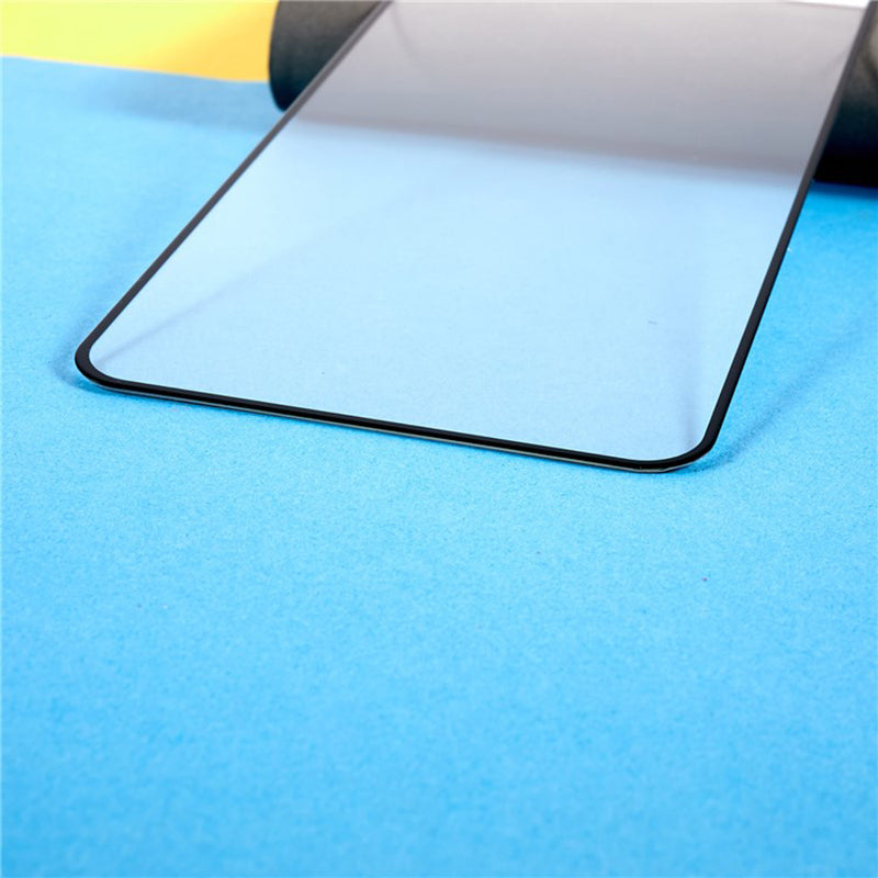 Phone Screen Protector for Honor 90 Lite 5G / X50i 5G , Silk Printing Black Edge Full Cover Full Glue Tempered Glass Film