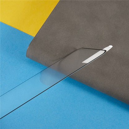 For Xiaomi Redmi 12 5G / Poco M6 Pro 5G Silk Printing Black Edge Screen Protector Full Glue Full Cover Tempered Glass Film