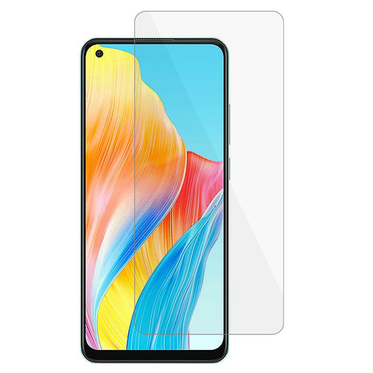 For Oppo A78 4G Bubble-free Installation Screen Protector Super Clear Tempered Glass Film 0.3mm Arc Edge