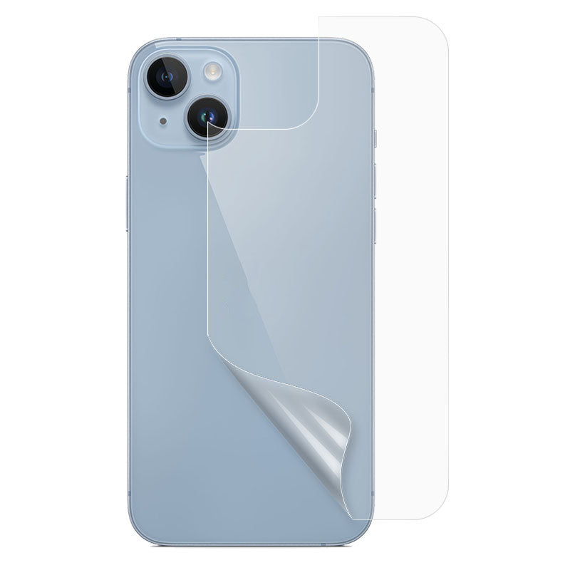 For iPhone 15 HD Transparent PET Mobile Phone Back Film Covering Anti-Scratch Protection Guard