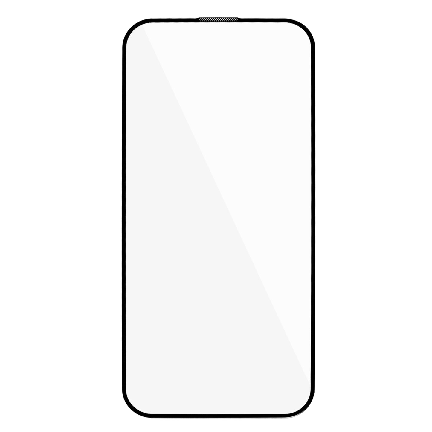 For iPhone 15 Pro Max Silk Print Tempered Glass Film Full Glue 9D Anti-explosion Full Screen Protector