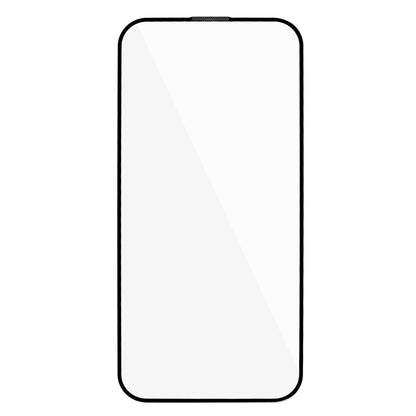 For iPhone 15 Pro Max Silk Print Tempered Glass Film Full Glue 9D Anti-explosion Full Screen Protector