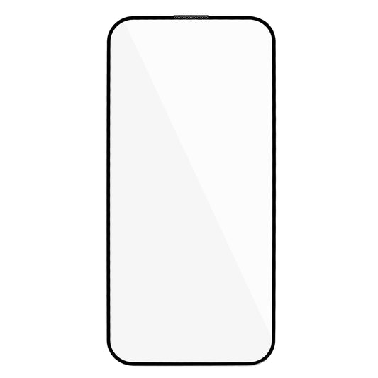 For iPhone 15 Pro Max Silk Print Tempered Glass Film Full Glue 9D Anti-explosion Full Screen Protector