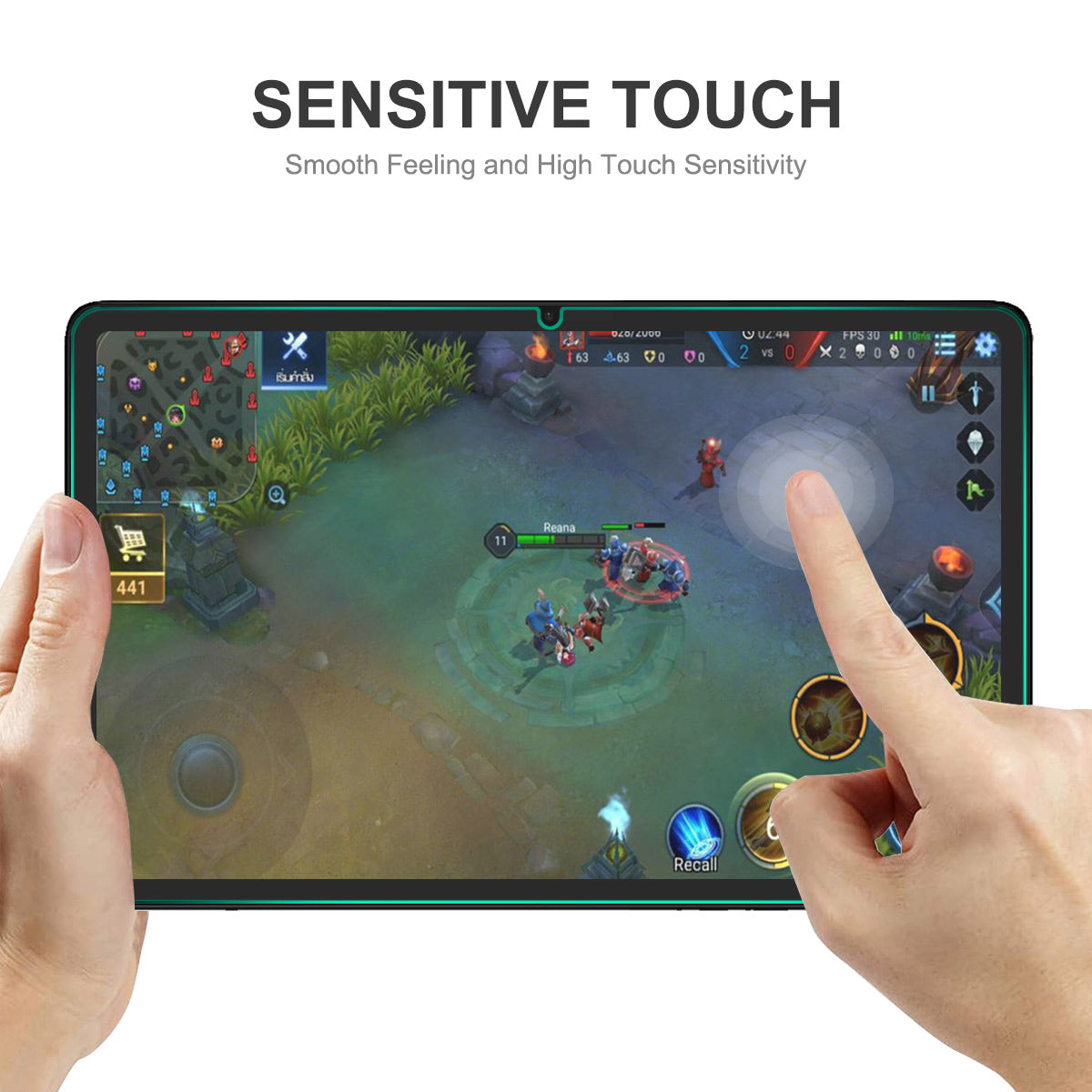 ENKAY HAT PRINCE For Realme Pad 2 9H 2.5D Tablet Screen Protector 0.33mm High Aluminium-silicon Glass Film