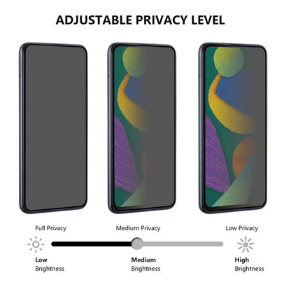 For Xiaomi 13T / 13T Pro / K60 Champion Edition / K50 Anti-spy Full Glue Full Screen Protector Silk Printing Black Edge Tempered Glass Film
