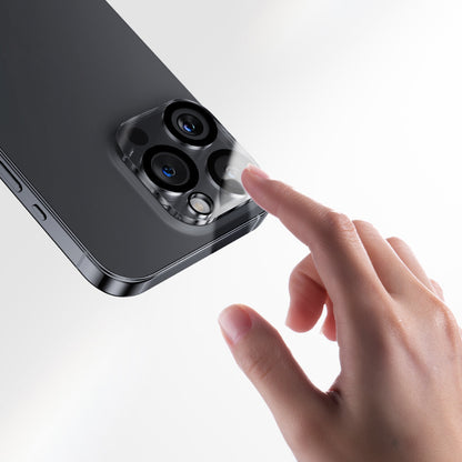 BENKS For iPhone 15 Pro / 15 Pro Max Camera Lens Protector High Aluminium-silicon Glass Integrated Lens Film