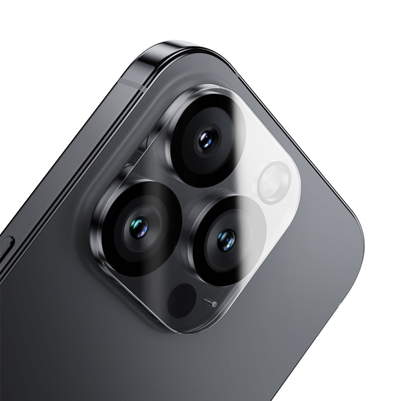 BENKS For iPhone 15 Pro / 15 Pro Max Camera Lens Protector High Aluminium-silicon Glass Integrated Lens Film