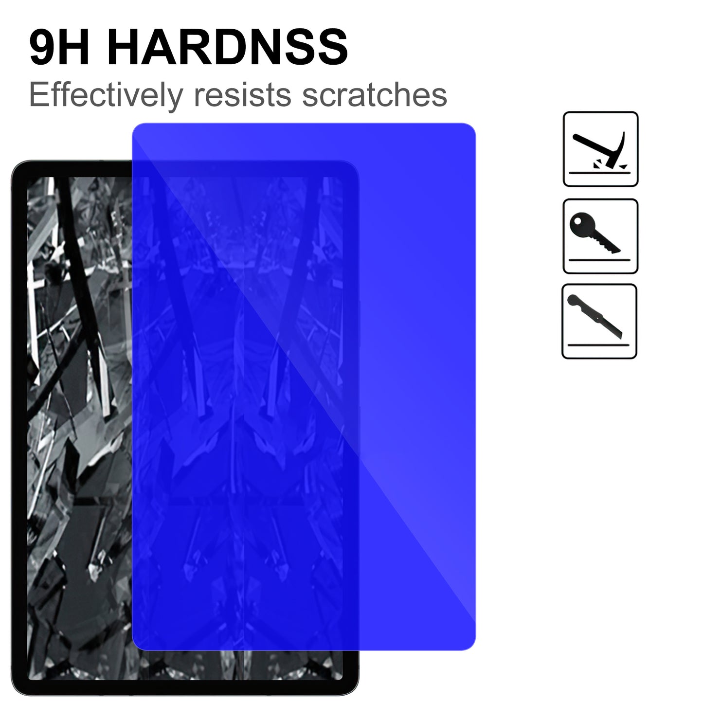 For Samsung Galaxy Tab S7 / S8 / S9 Blue Light Blocking Screen Protector Relieve Eye Strain Tempered Glass Film