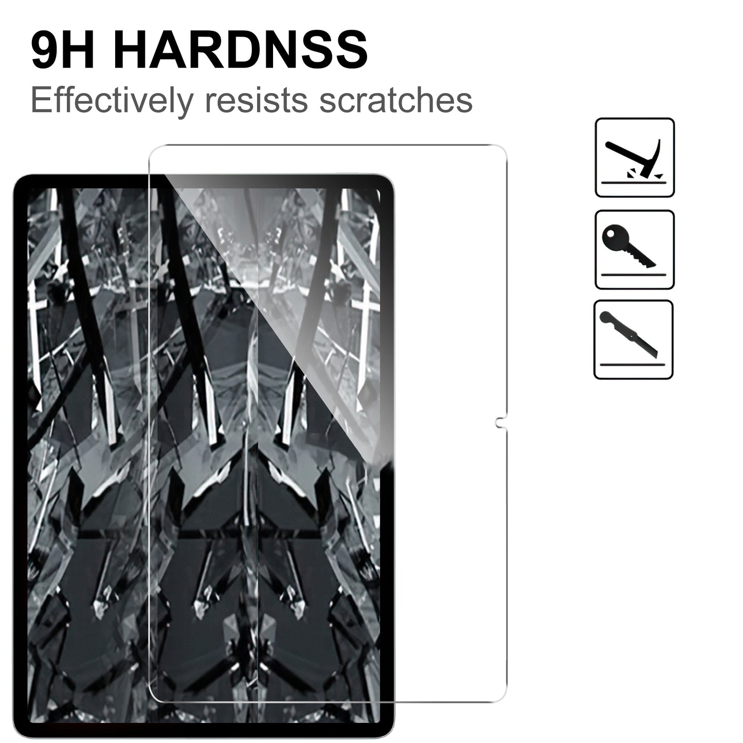 For Blackview Tab 11 Screen Protector Full Coverage Arc Edge HD Clear Tempered Glass Film