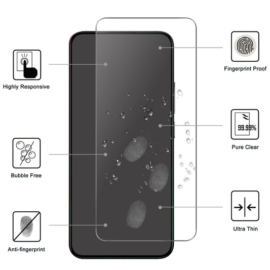 Screen Protector for Xiaomi 13T / 13T Pro 2.5D Arc Edge 9H Hardness Tempered Glass Film