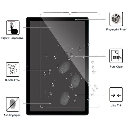 For Samsung Galaxy Tab A9 Tempered Glass Film Anti-Scratch Arc Edge Clear Full Screen Protector