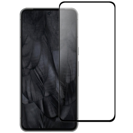 For Google Pixel 8 Clear Cell Phone Screen Protector Black Edge Full Glue AGC Glass Screen Covering Film