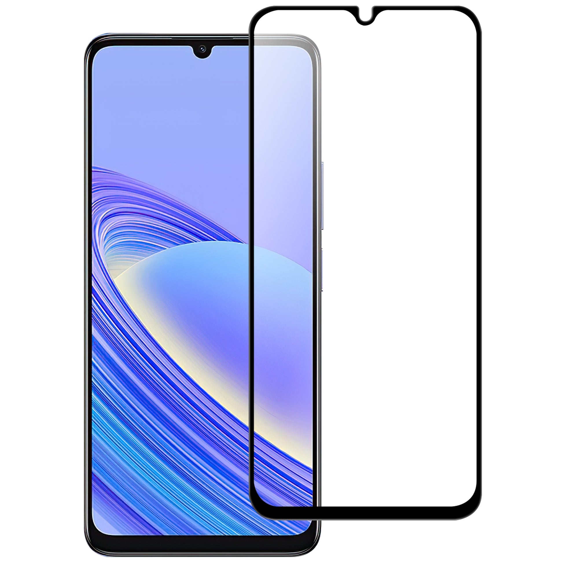 For TCL 40 SE Cell Phone Screen Protector Black Edge Full Glue Clear AGC Glass Screen Covering Film