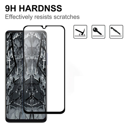 For TCL 40 SE Cell Phone Screen Protector Black Edge Full Glue Clear AGC Glass Screen Covering Film