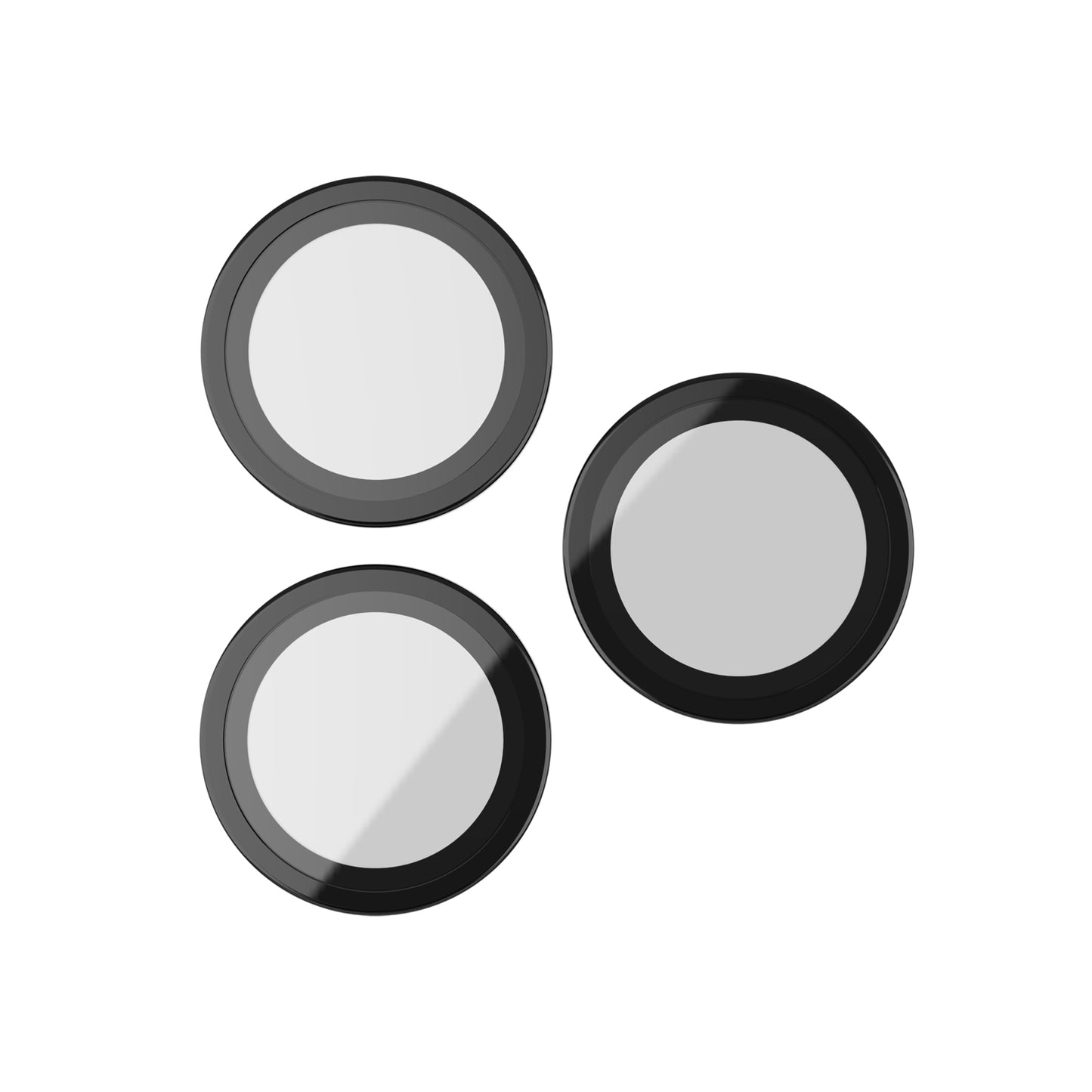 NILLKIN For iPhone 15 Pro / 15 Pro Max Aluminum Frame+Tempered Glass Camera Lens Protector Cell Phone Ultra Clear Lens Film