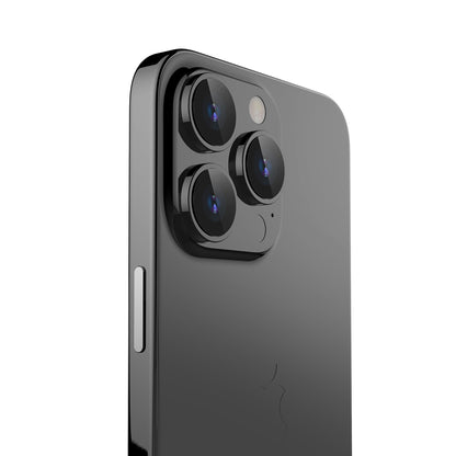 NILLKIN For iPhone 15 Pro / 15 Pro Max Aluminum Frame+Tempered Glass Camera Lens Protector Cell Phone Ultra Clear Lens Film