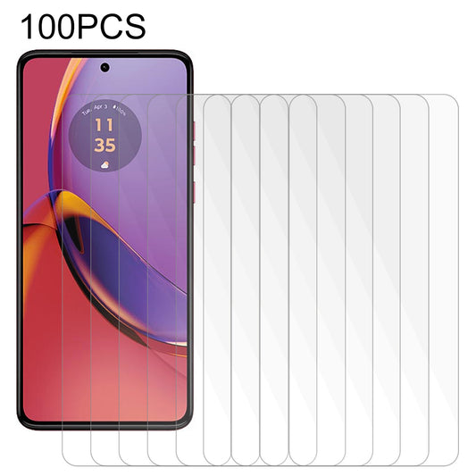 100PCS for Motorola Moto G84 5G Phone Tempered Glass Film High Transparency Screen Protector