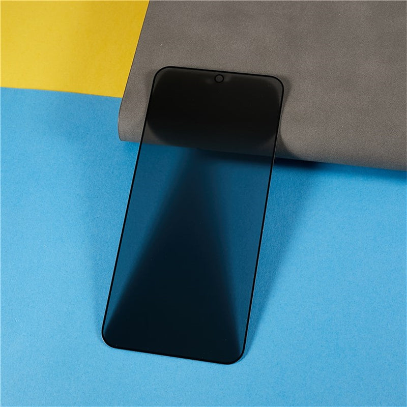 For Huawei Mate 60 Anti-spy Phone Full Screen Protector Silk Printing Black Edge Full Glue Tempered Glass Film