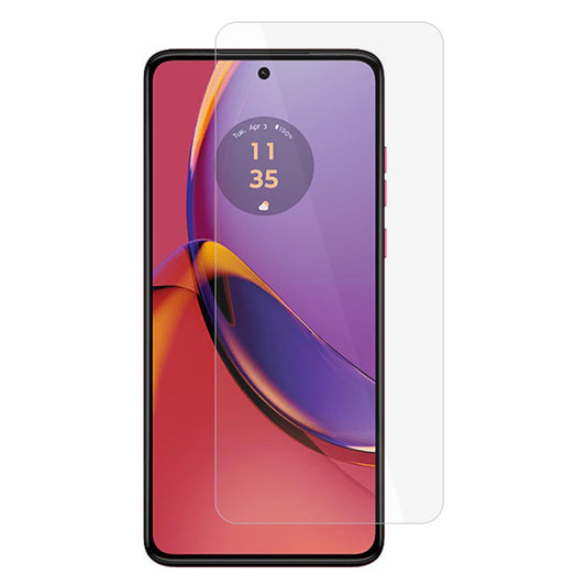 AMORUS For Motorola Moto G84 5G 2.5D Arc Edge Anti-Scratch Screen Protector High Aluminum-silicon Glass HD Film