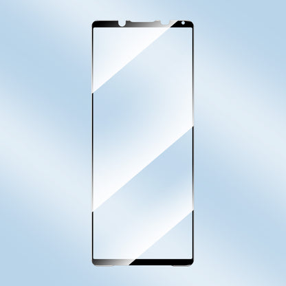 ENKAY HAT PRINCE 9H 2.5D Screen Protector for Sony Xperia 1 V Silk Print High Aluminium-silicon Glass Screen Film
